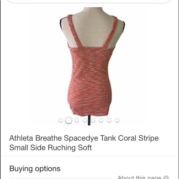 Athleta Breathe Spacedye tank- purple - Picture 3 of 3